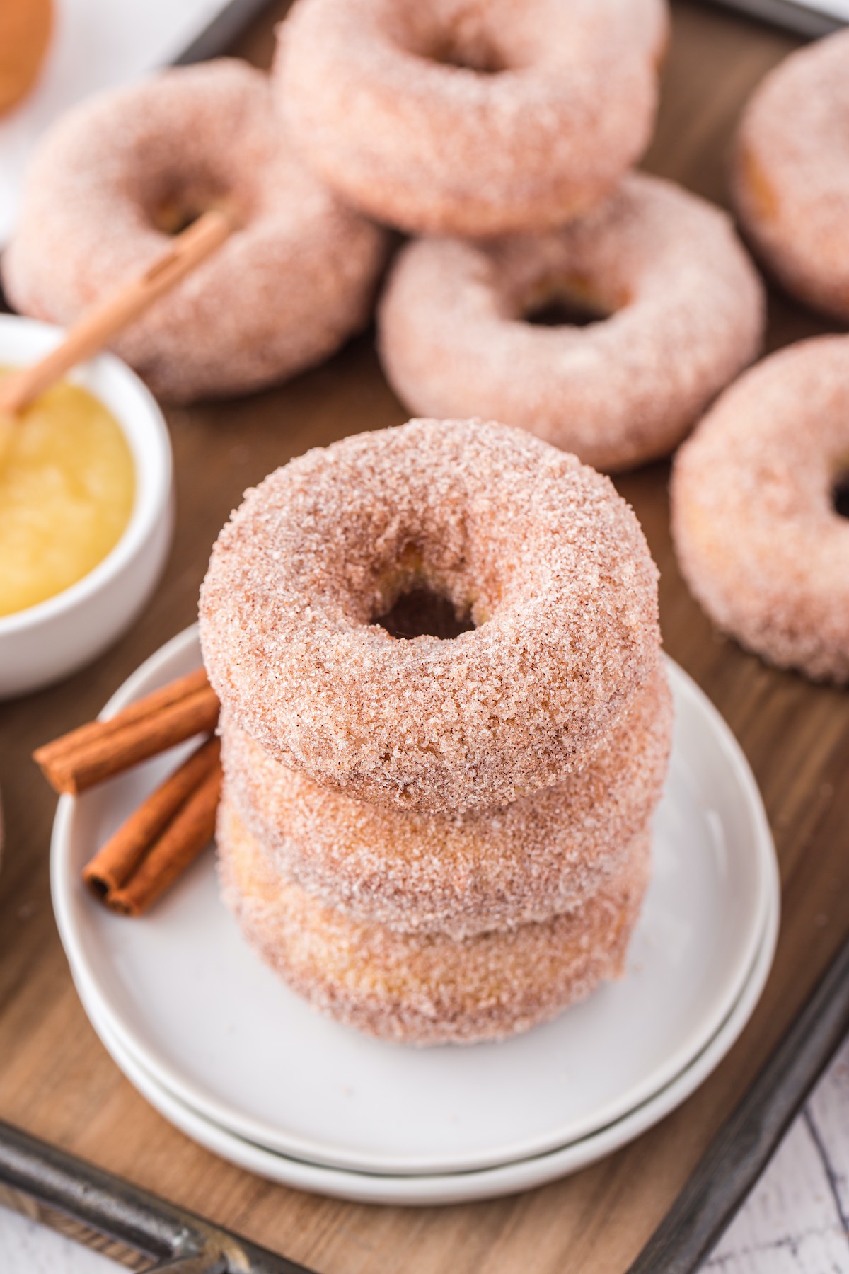 Baked Donuts (cinnamon sugar)