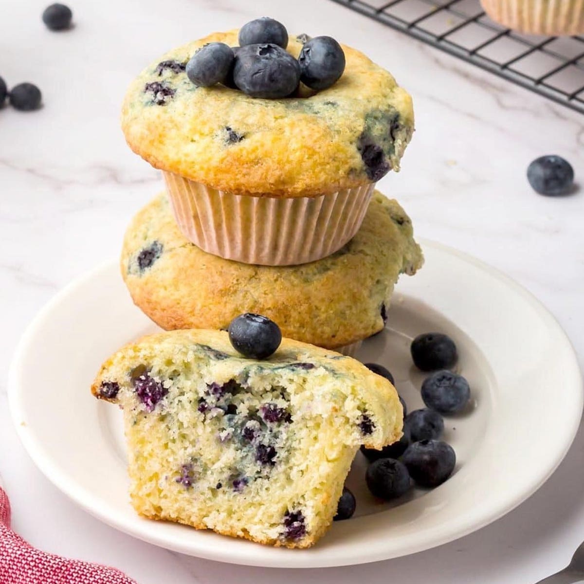 Blueberry Pancake Mix Muffins