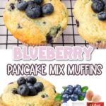 blueberry pancake mix muffins MMM