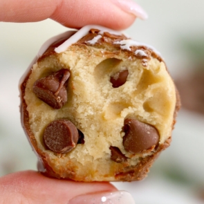 Chocolate Chip Cookie Dough Truffles