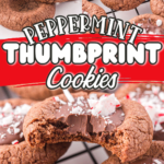 Peppermint Thumbprint Cookies