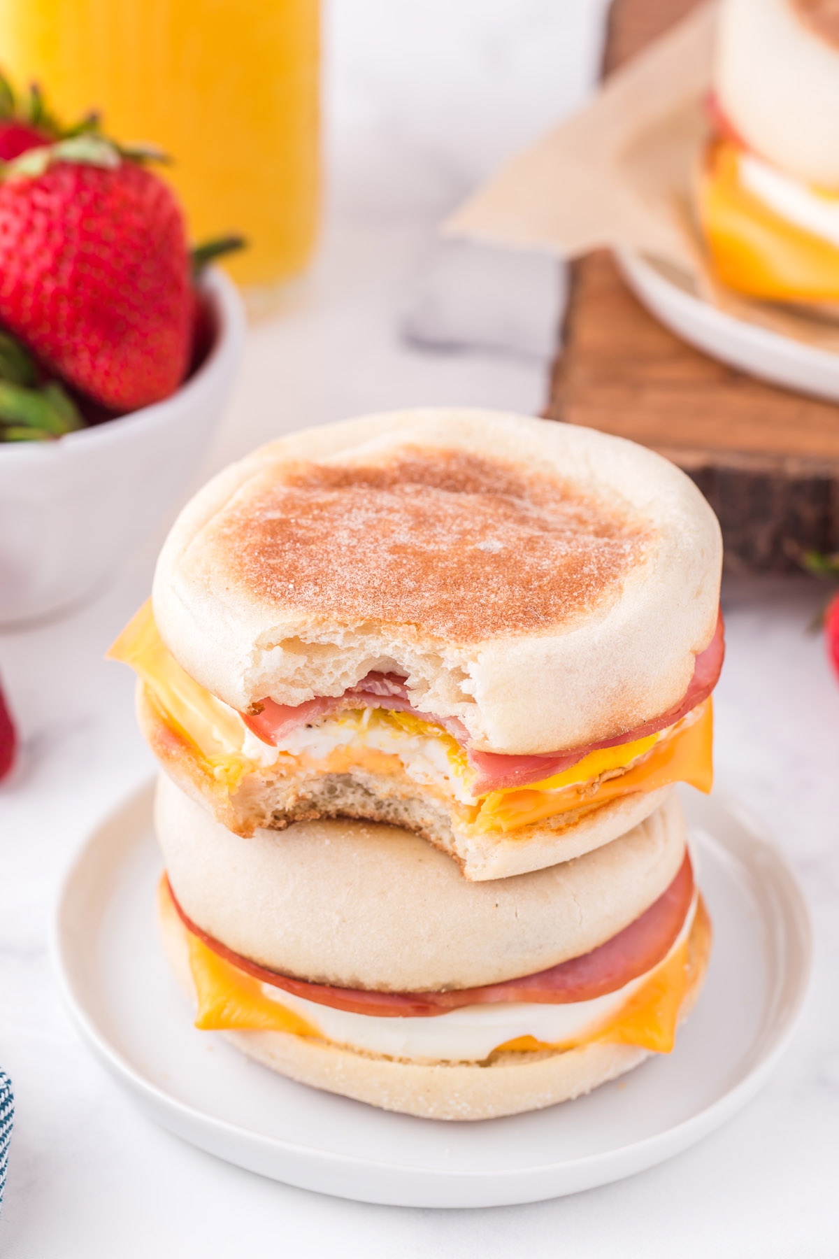 Homemade Bacon and Egg McMuffins