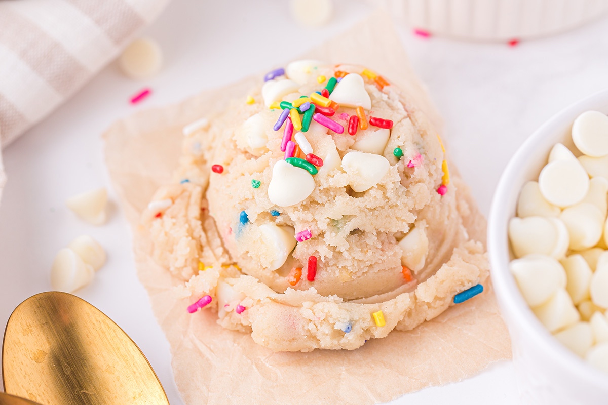 edible birthday cake cookie dough