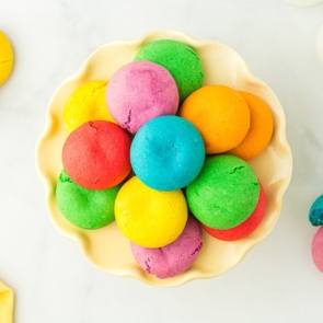 Rainbow Cake Mix Cookies