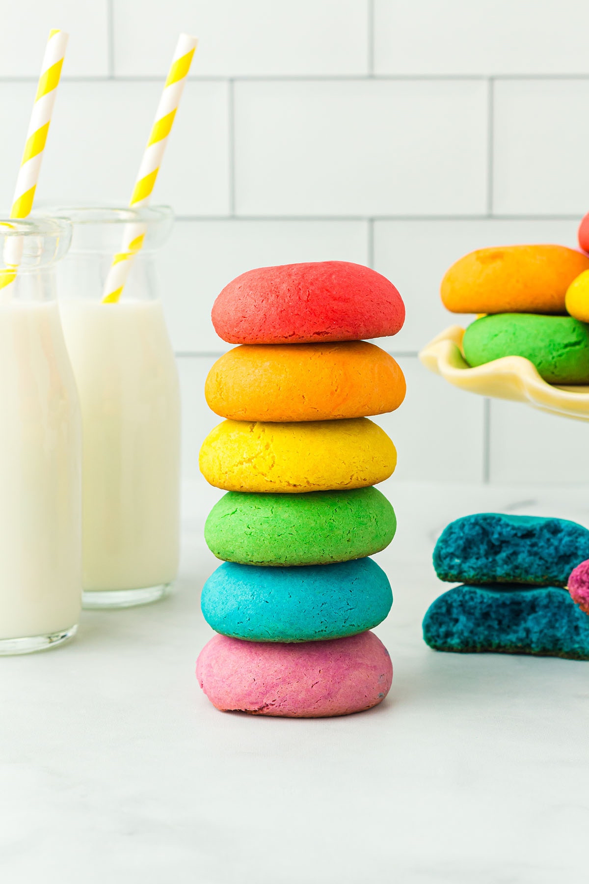 Rainbow Cake Mix Cookies