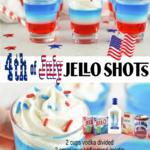 Red White & Blue Jello Shots