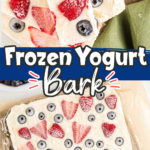 Frozen Yogurt Bark with Berries